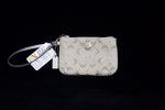 Coach Beige Wristlet