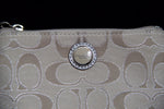 Coach Beige Wristlet